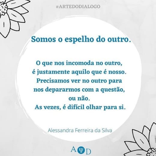 Capa do artigo: A dificuldade em olhar para si