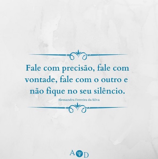 Fale o que te incomoda e não fique no seu silêncio